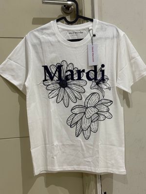 Kaos MARDI 3Flower White (model terbaru) CHN