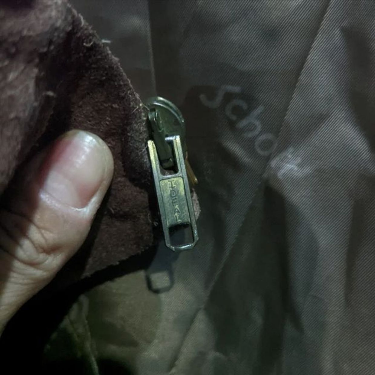 Schott Nyc suede leather bomber jacket, foto 4