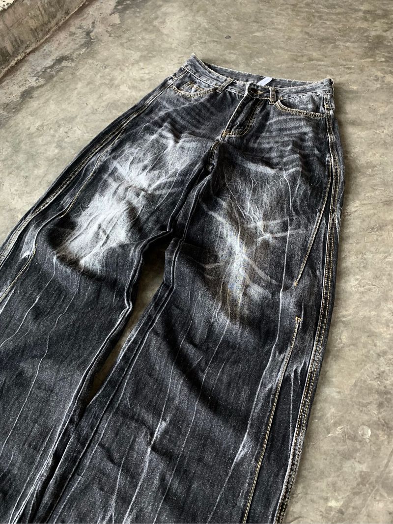 BAGGY FADING LIGHTNING BLK WASHED, foto 6