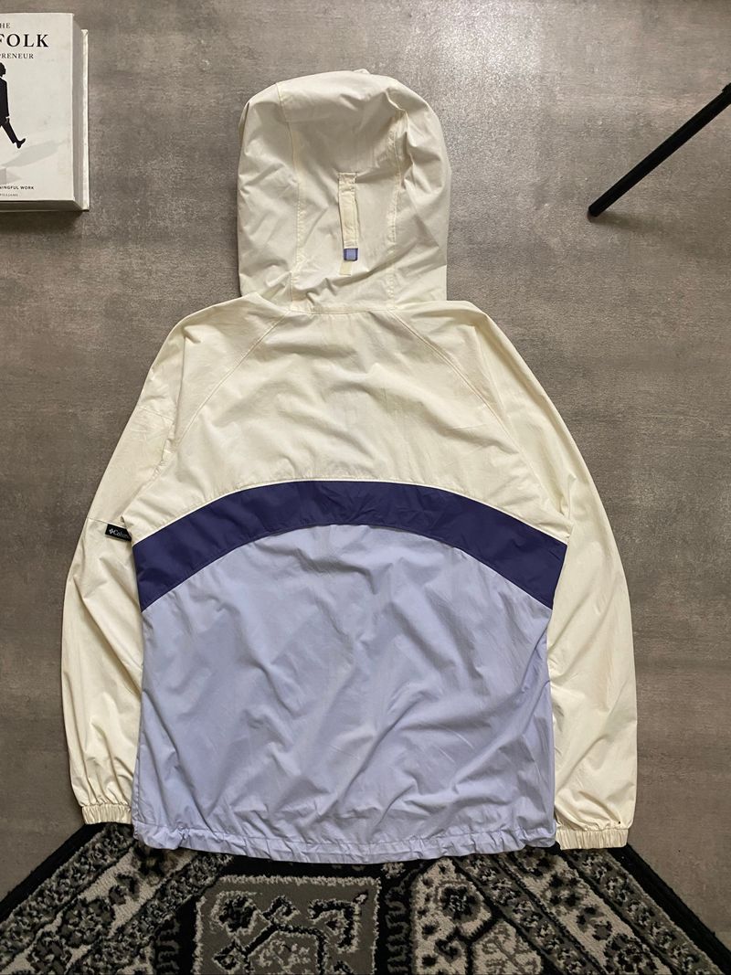 Columbia Vintage Windbreaker Rain Jacket Packable Threetone, foto 8