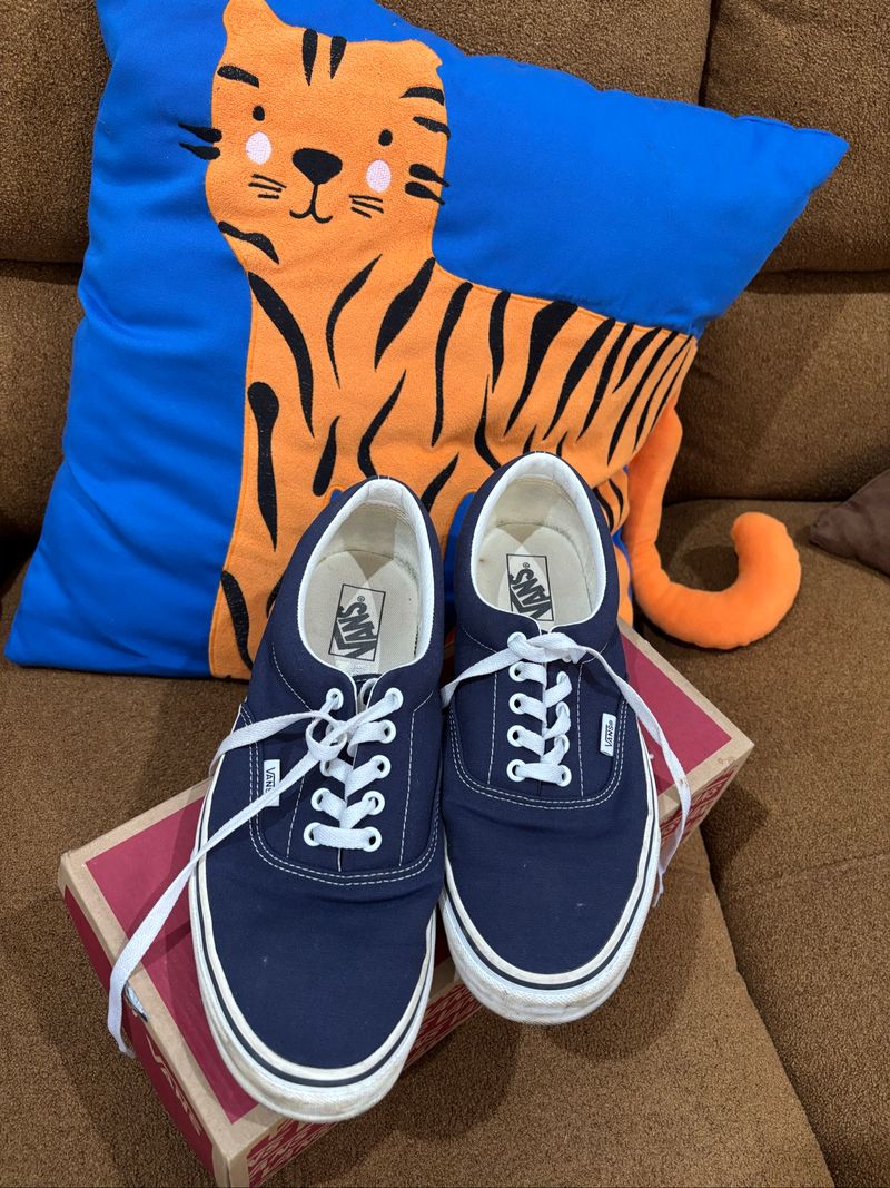 sepatu sneakers vans classic navy original, foto 2