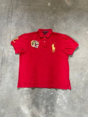 Y2k Chief Keef Style Polo Ralph Lauren China Lion Big Pony