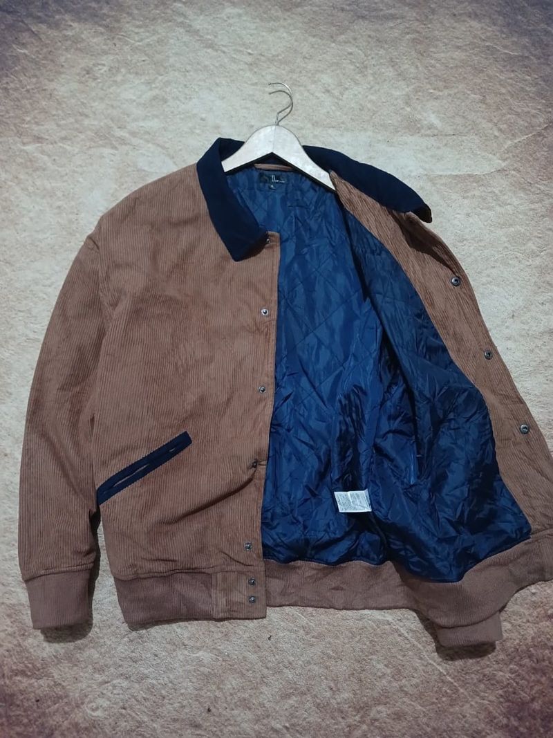 Zipfive corduroy coklat work jaket second original, foto 2