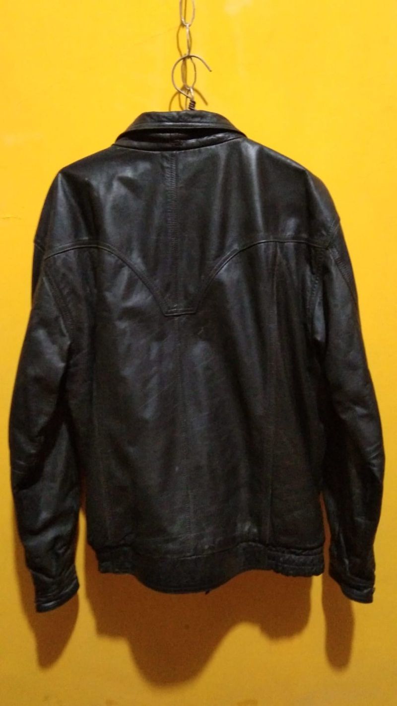 Bomber Cow Leather Jacket Japan Brand, foto 3