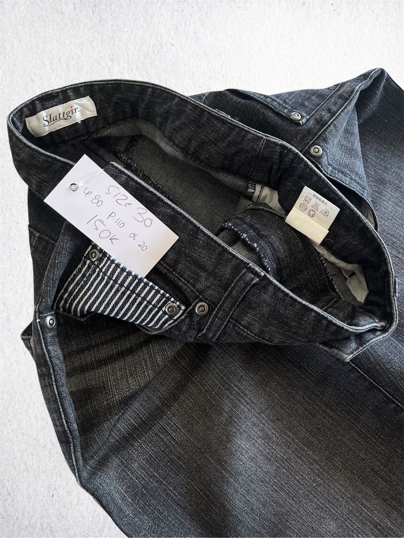 SLATTGIR BLACK FADDED JEANS, foto 4