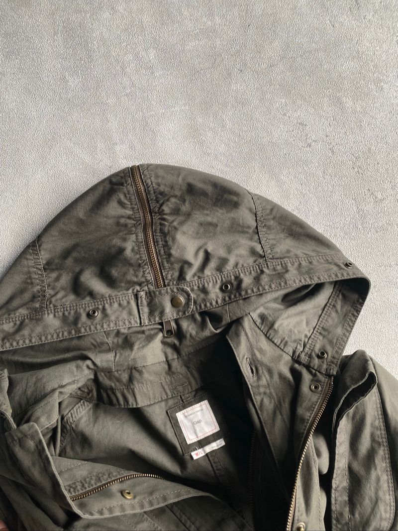 VTG RARE GAP PONCHO JACKET ARMY, foto 7