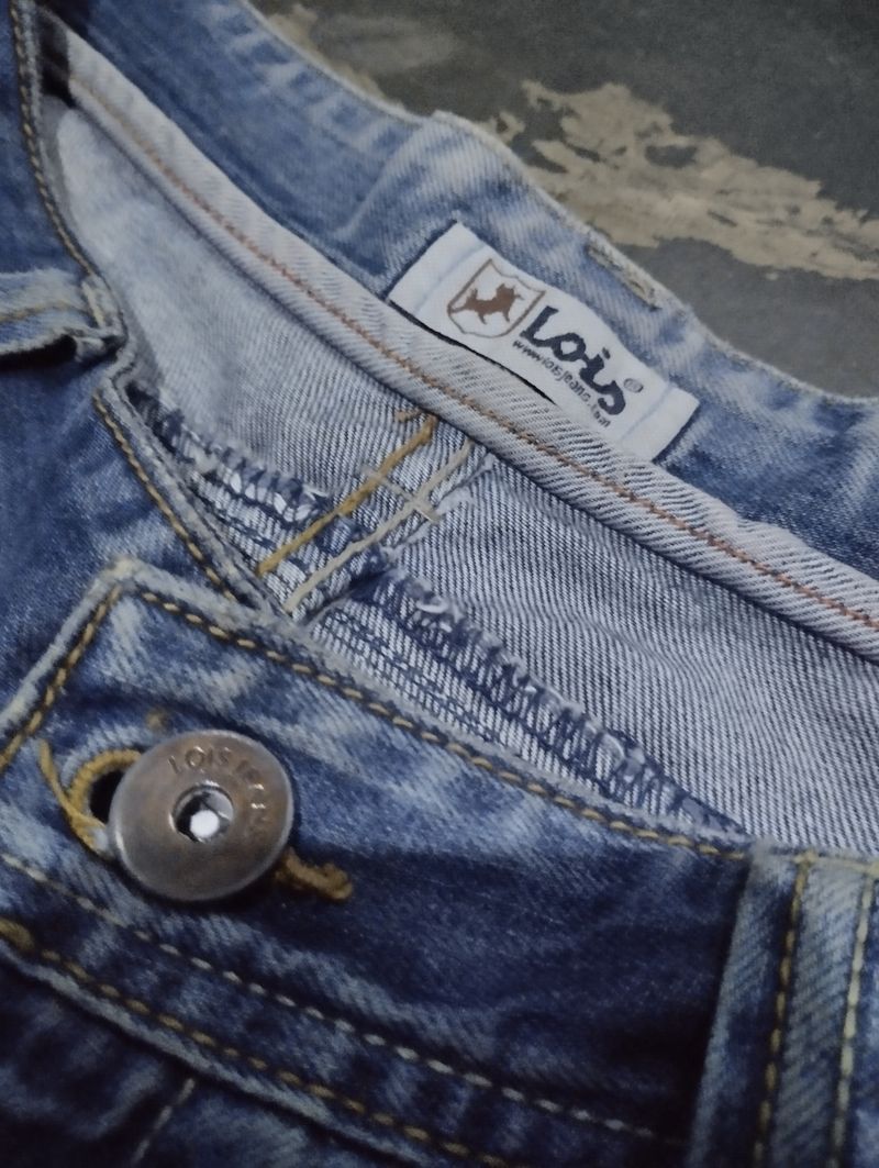 Lois Vintage Jeans Pria silver blue, foto 3