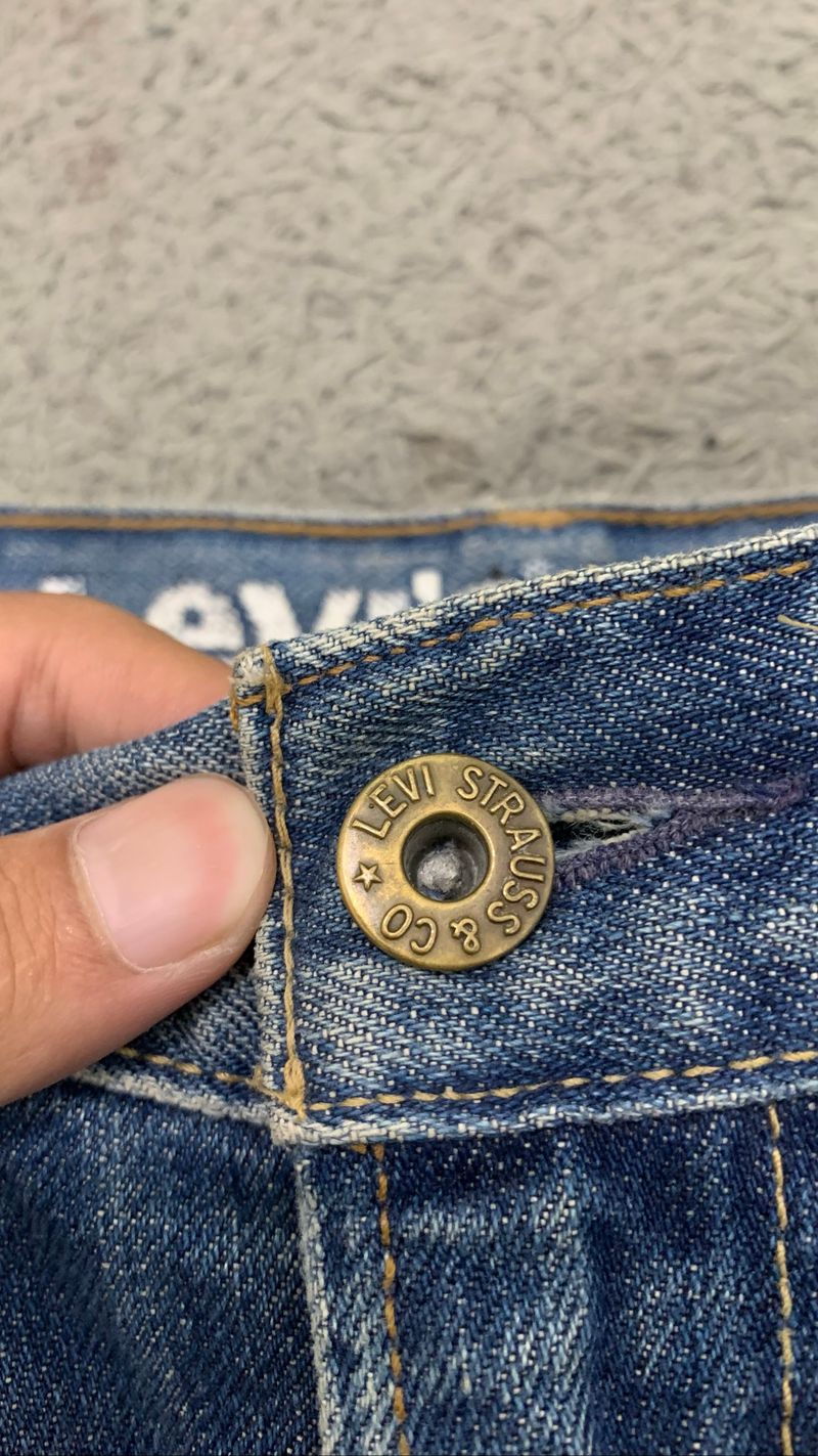Denim Levi’s 505 Accent Salvedge, foto 6