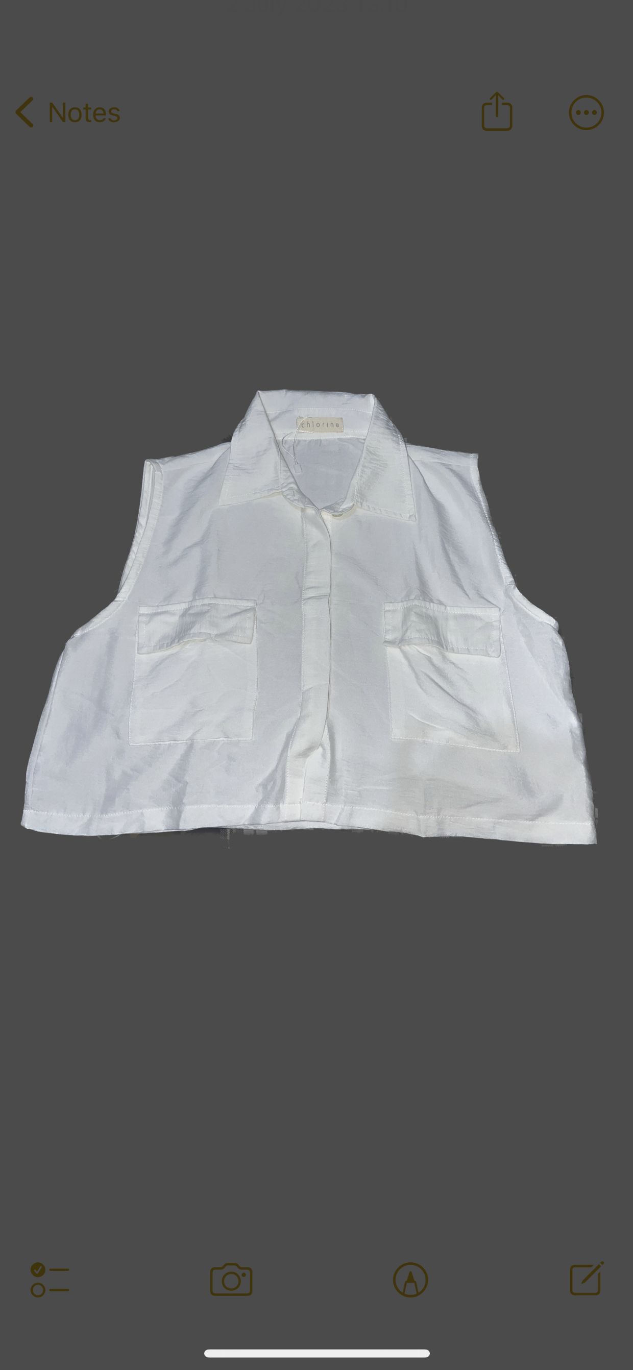 Casual Blouse Wanita white
