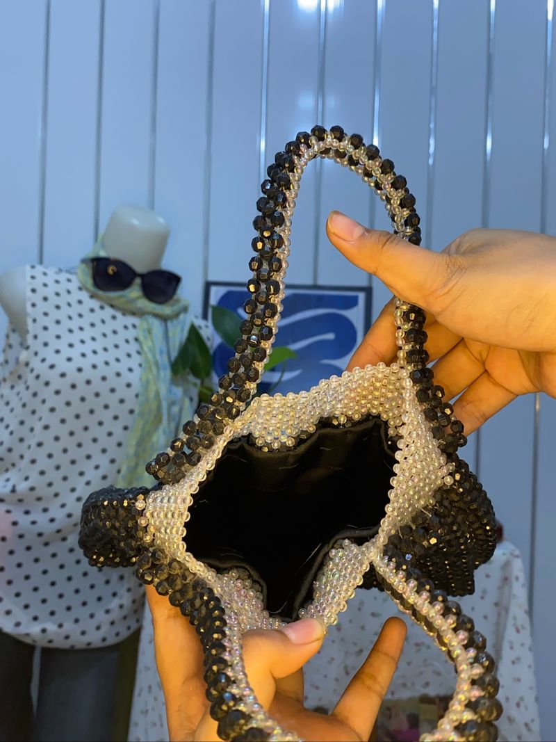 black pearl handcrafted bag, foto 2