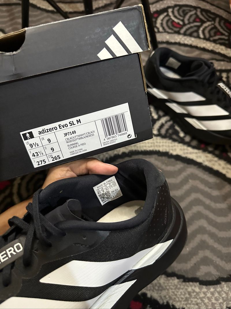 adidas adizero evo sl black original, foto 5