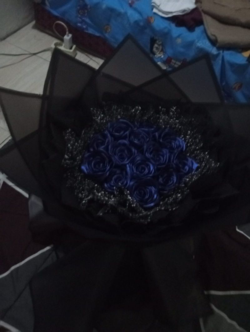 buket bunga satin, foto 2