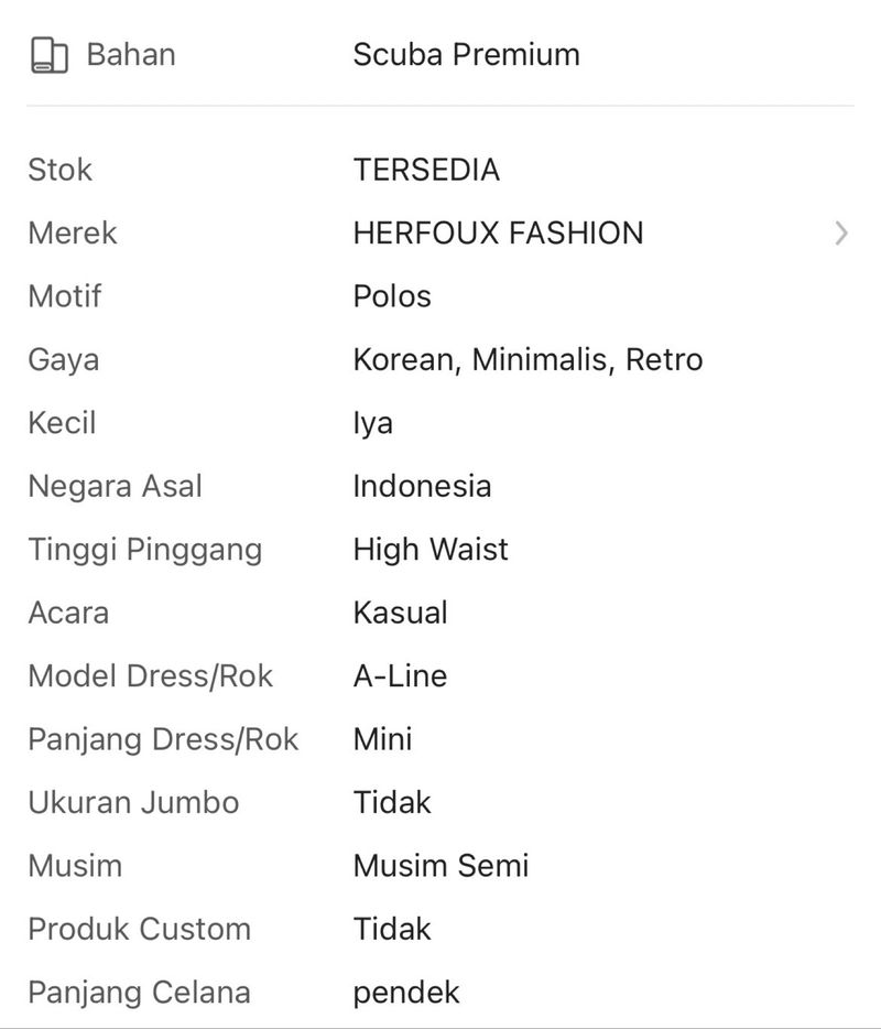 preloved-mini skirt, foto 4