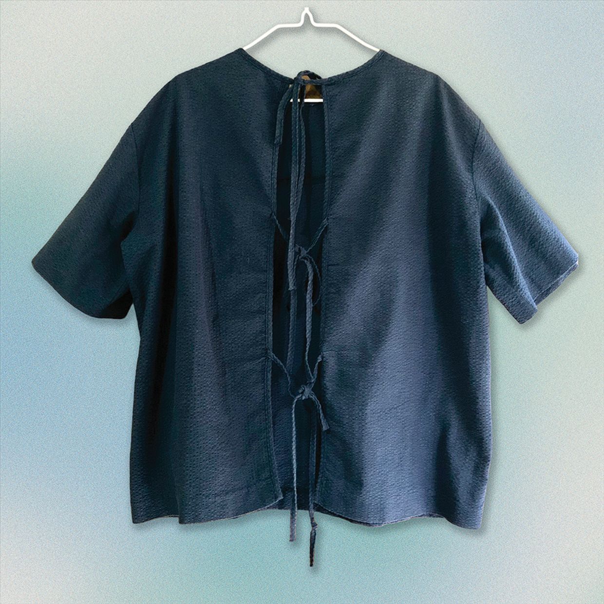 Streetwear Casual Shirt Wanita navy black
