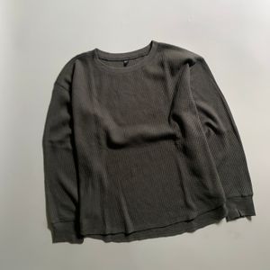 Uniqlo Waffle Olive green