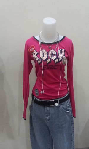 Vintage Rock Star Pink Tee