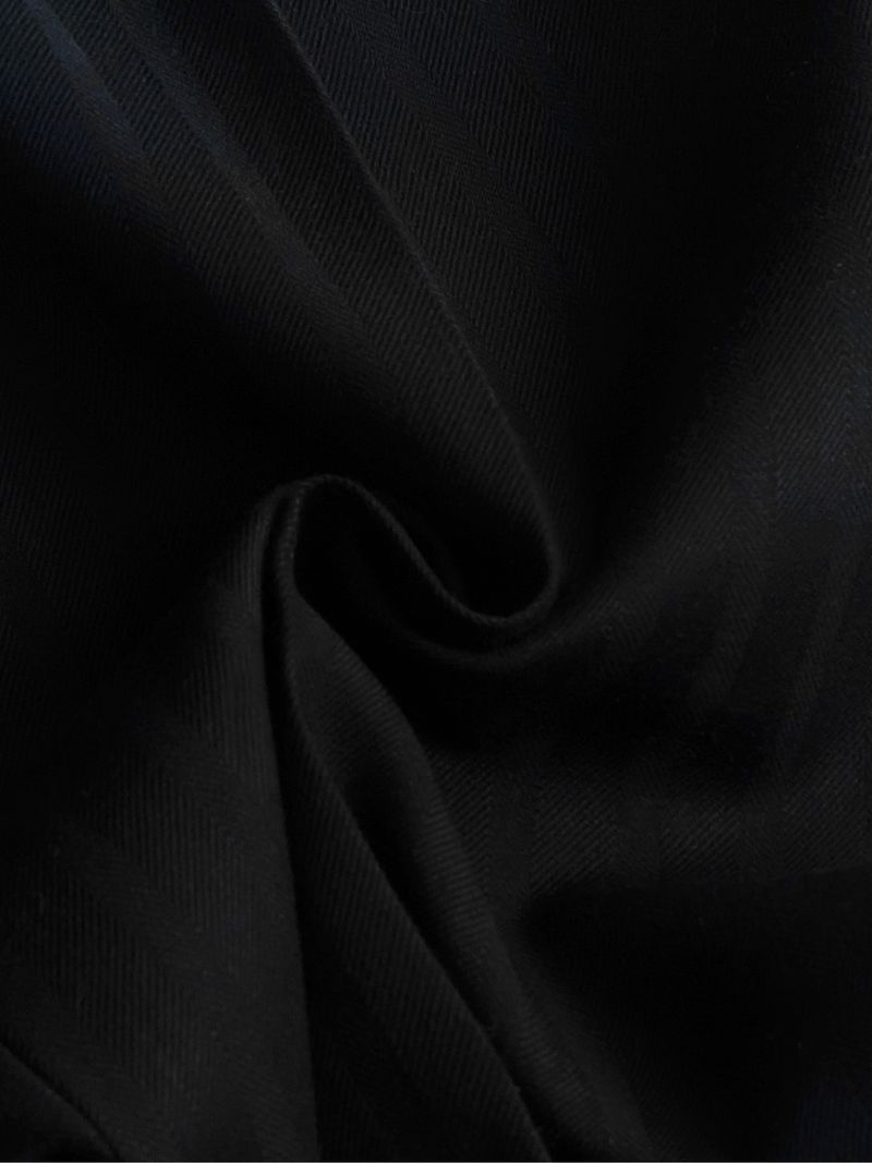 G’Major mono pinstripes tailored trousers black regular stra, foto 4