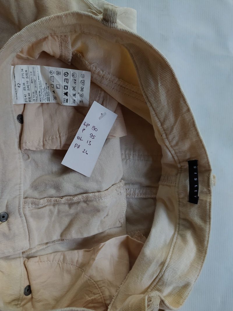 Sisley Corduroy Pants Slim, foto 8
