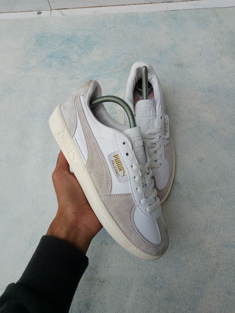 Puma Casual Sneakers Pria white gray, foto 3