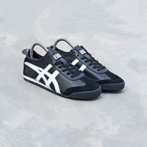 Onitsuka Tiger Streetwear Casual Sneakers Wanita black
