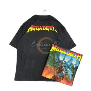 Kaos Band Merch Pull & Bear Megadeth (Unisex) NETT PRICE