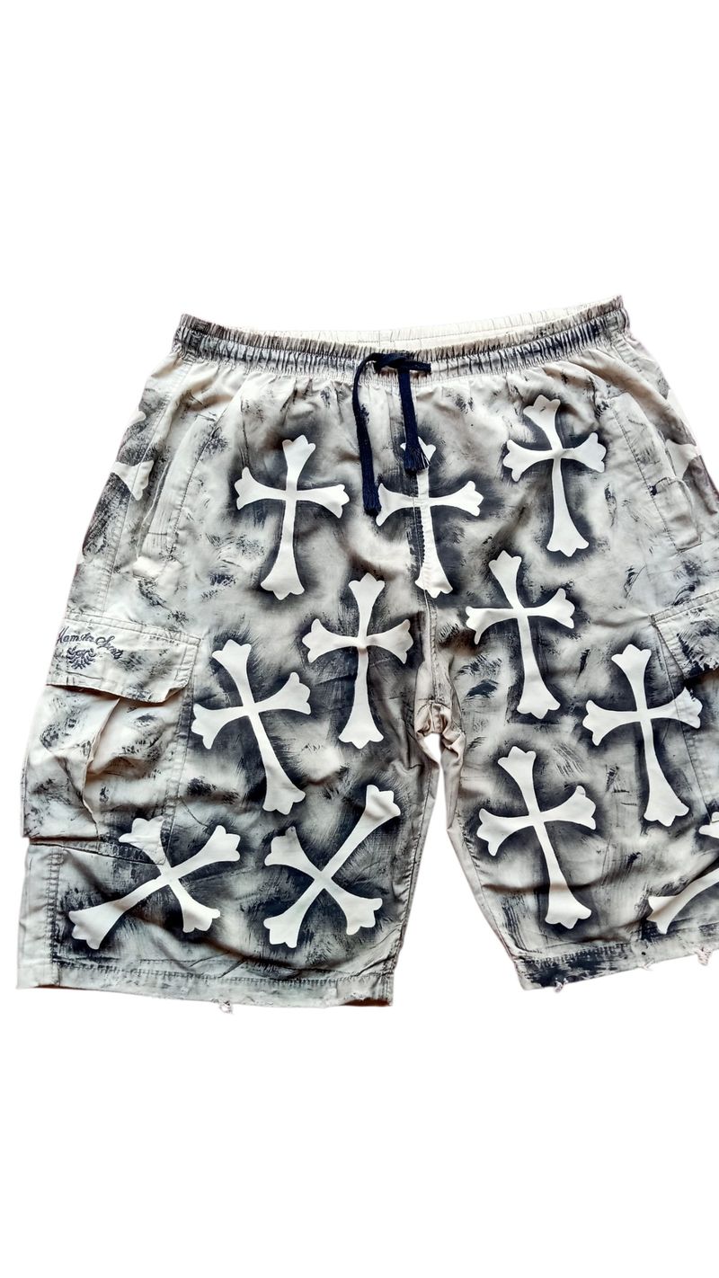 Jorts chargo dirty bahan parasut, foto 3