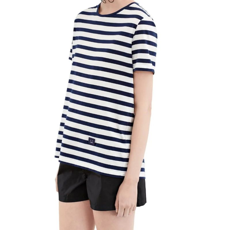 Acne Studios College Face Stripe Tee, foto 2