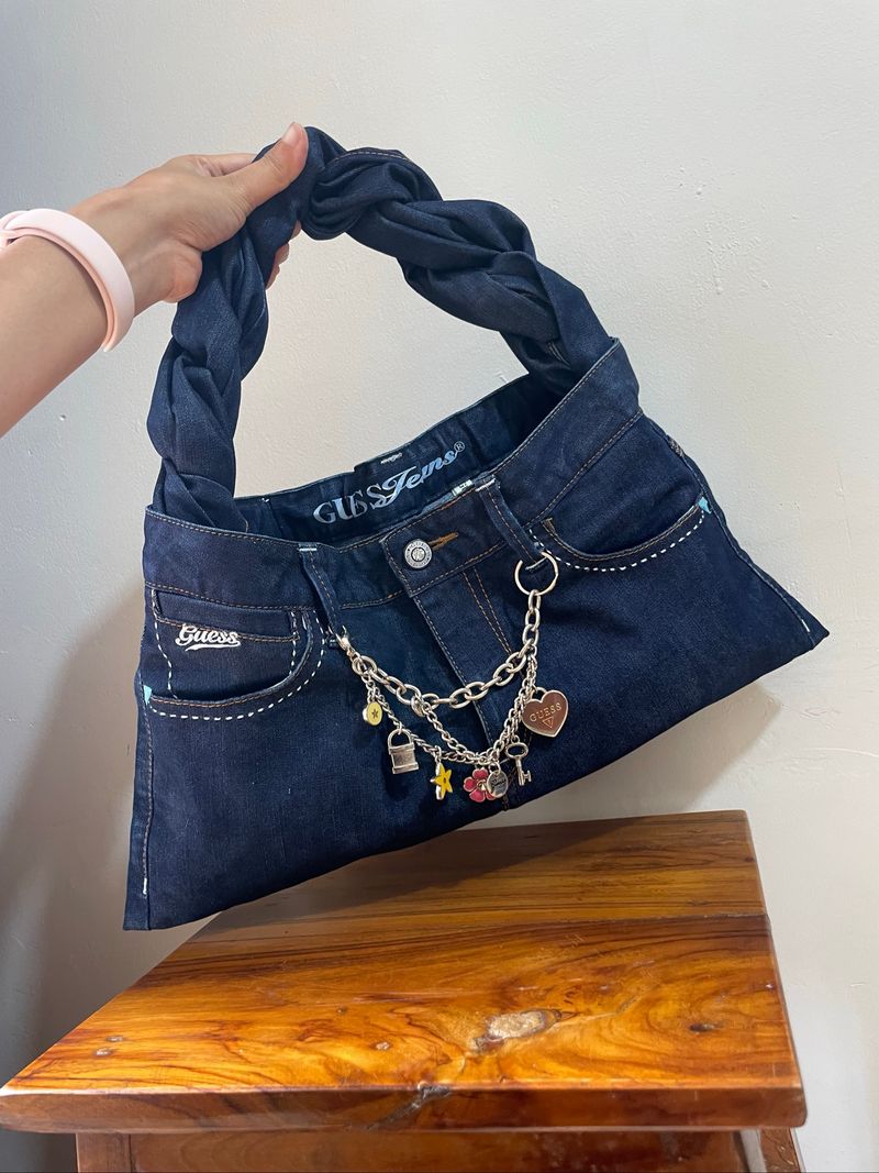 REWORKED BAG FROM ORIGINAL GUESS JEANS, foto 3