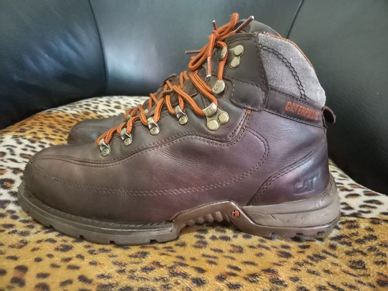 Sepatu Caterpillar Brown Leather, foto 3