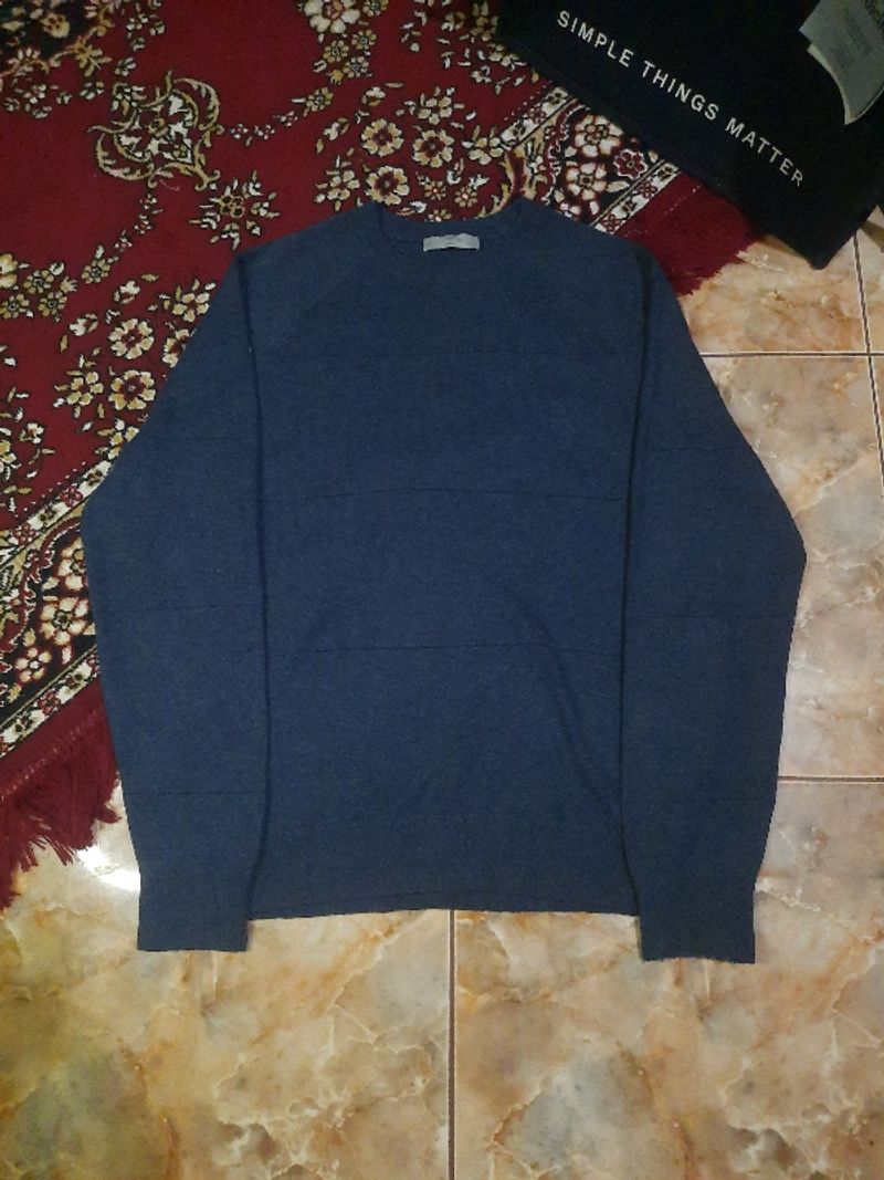 Mind Bridge Wool Blend Knitwear Melange Blue, foto 2