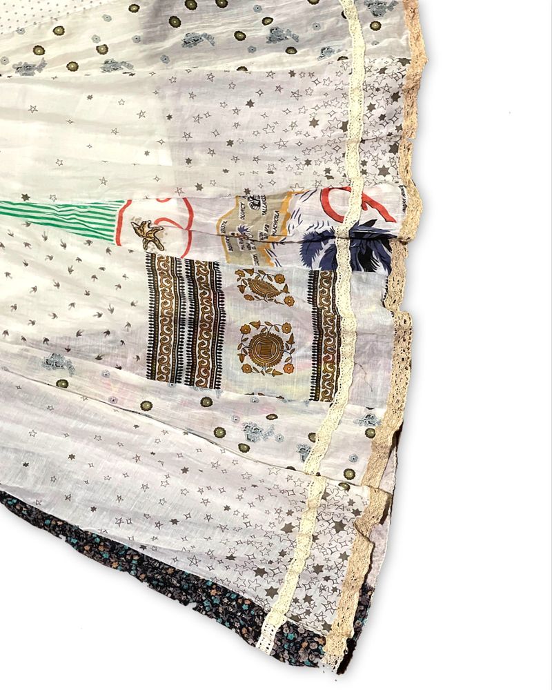 Fairycore Whimsy Patchwork Skirt, foto 7