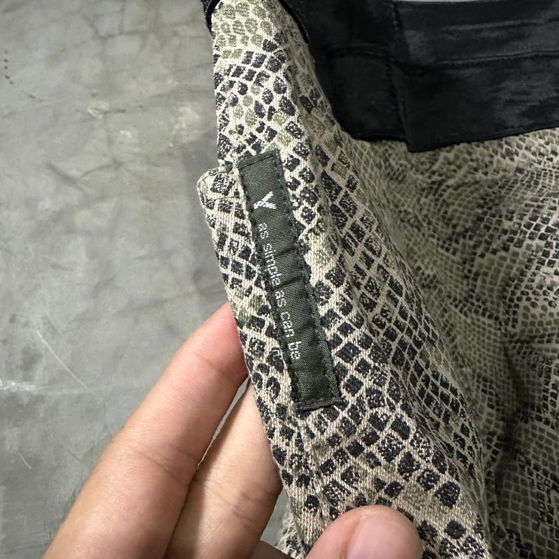 SNAKESKIN PYTHON LEGGINGS YOHJIYAMAMOTO STYLE, foto 8