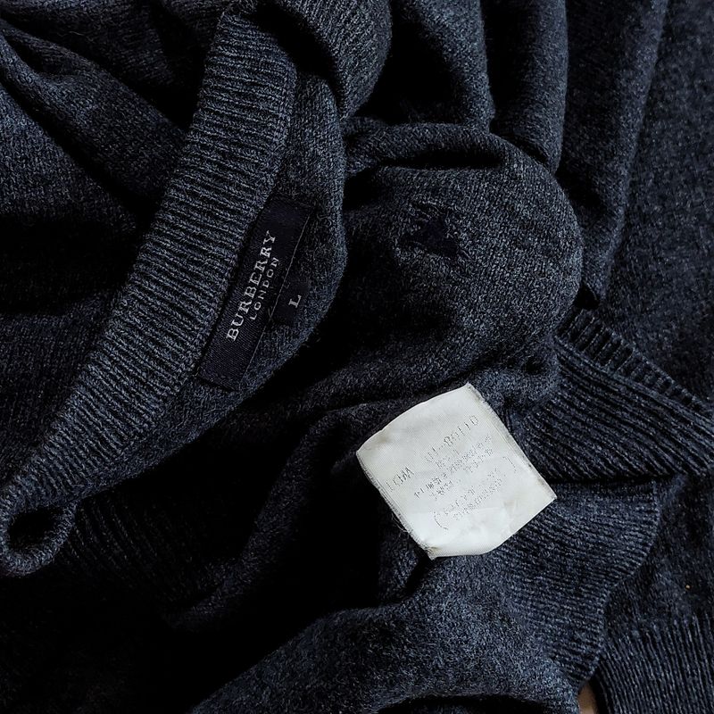 Burberry Casual Cardigan Pria multicolor navy, foto 4