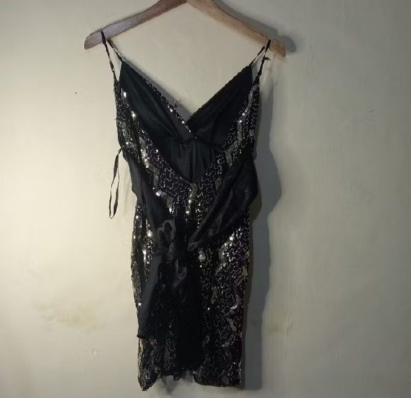 [PRELOVED] DRESS MINI BLING-BLING, foto 5