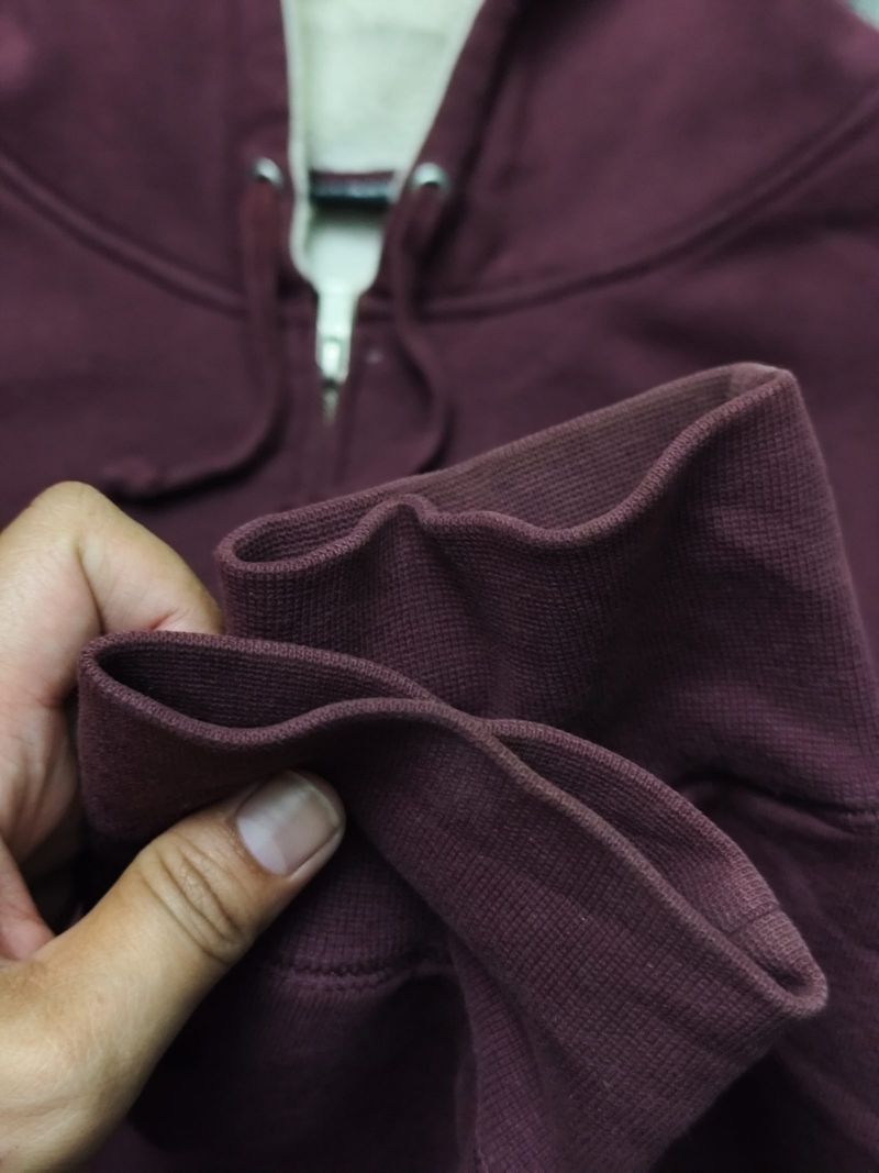 VOLCOM ZIP-UP HOODIE MAROON/WINE, foto 6