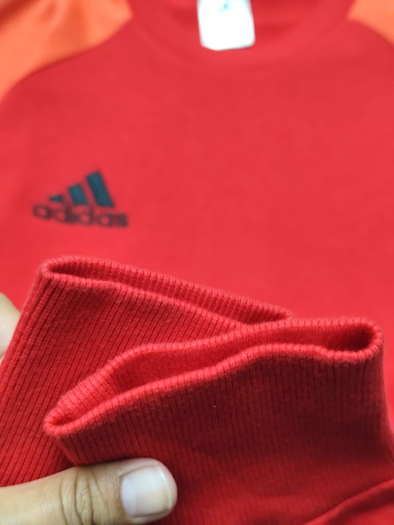 Crewneck Adidas Con16 Scarlet/Black, foto 6