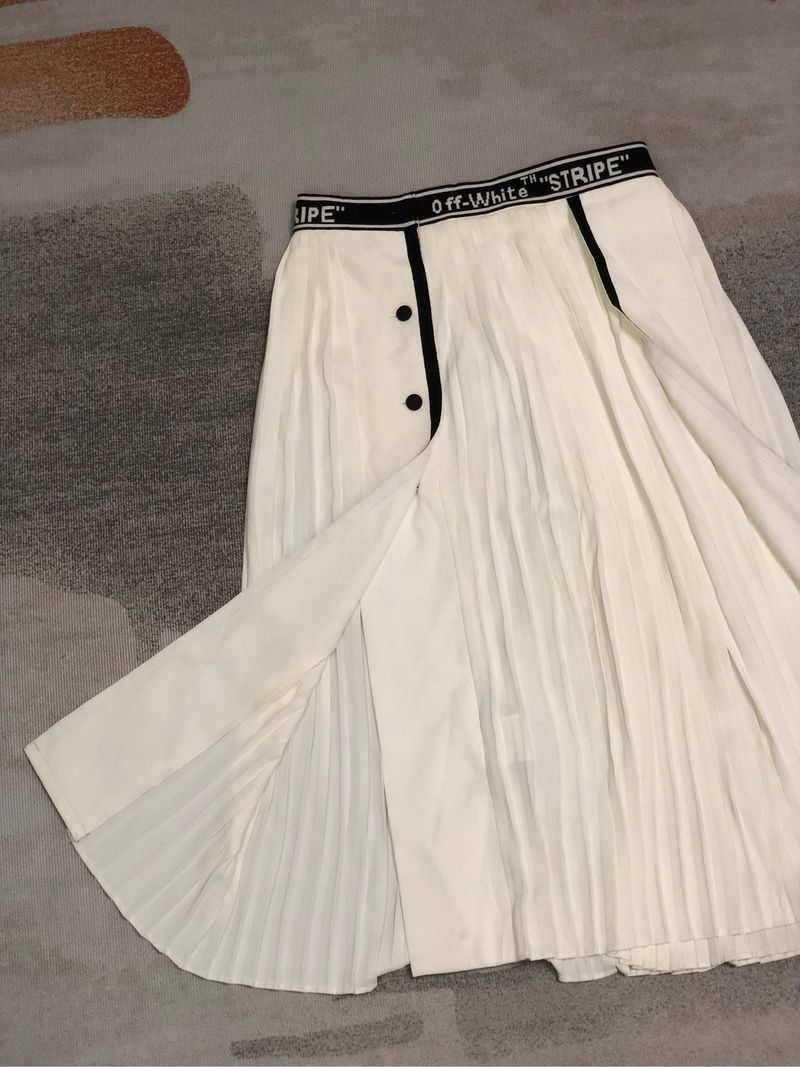 Off-white pleated mini skirts, foto 4