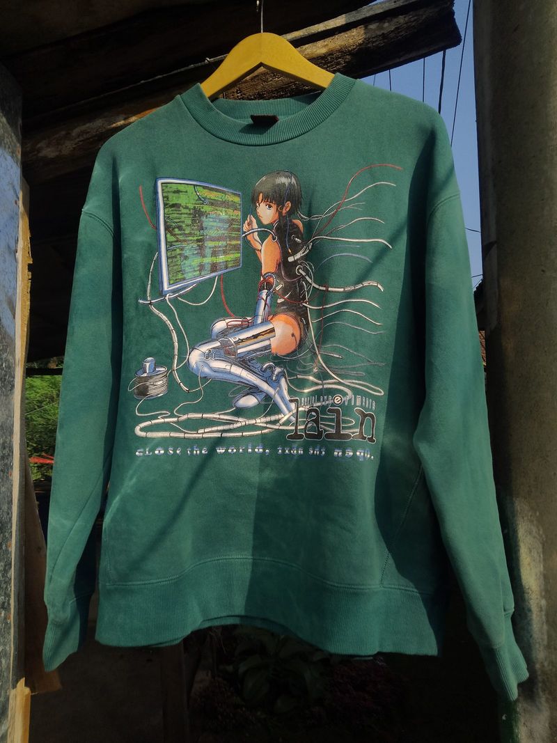 Sweatshirt anime serial experiment lain, foto 2