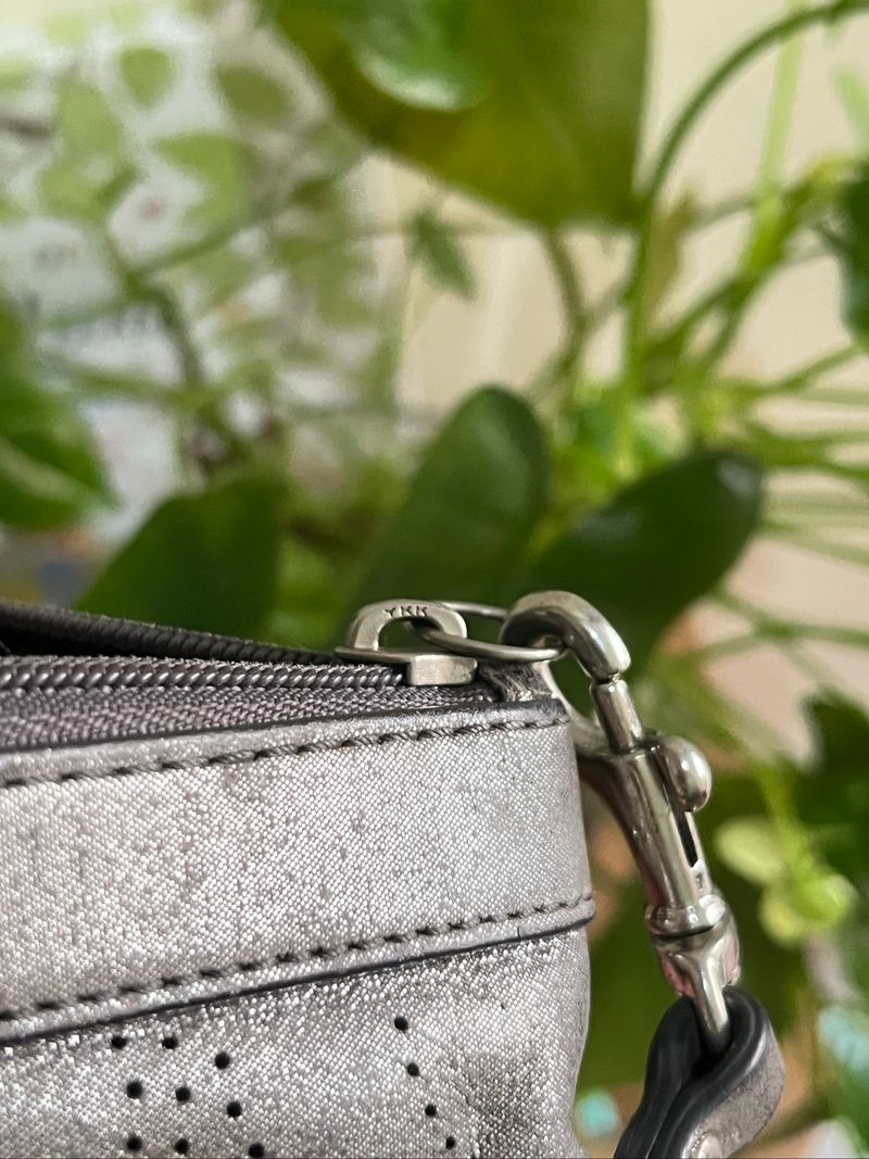 Coach Wristlet Dompet Pouch Kulit Asli Coc, foto 7