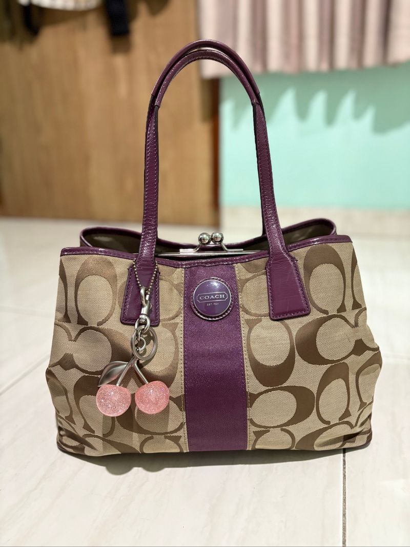 Coach vintage bag purple, foto 9