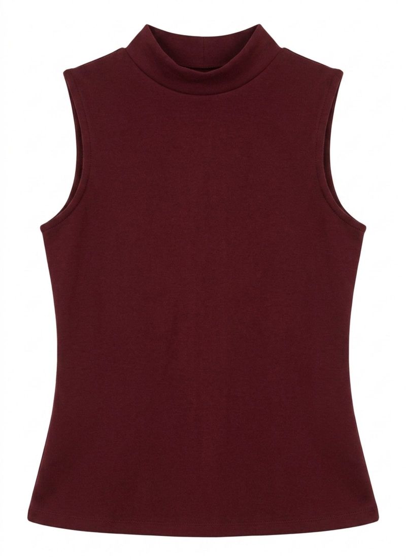 Maroon vest classy look, foto 3