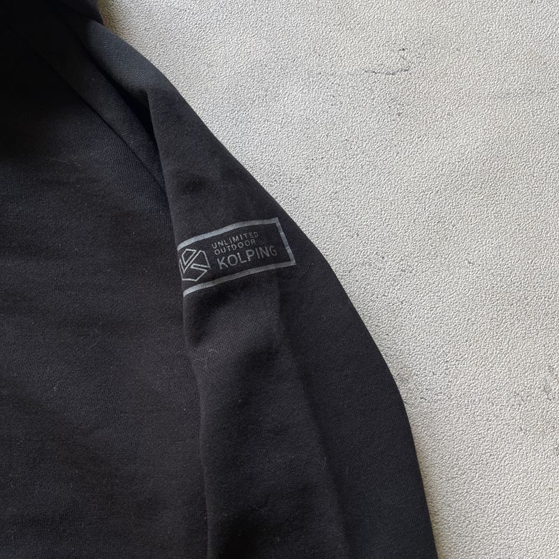 Hoodie Kolping Side Logo Black Colour, foto 4