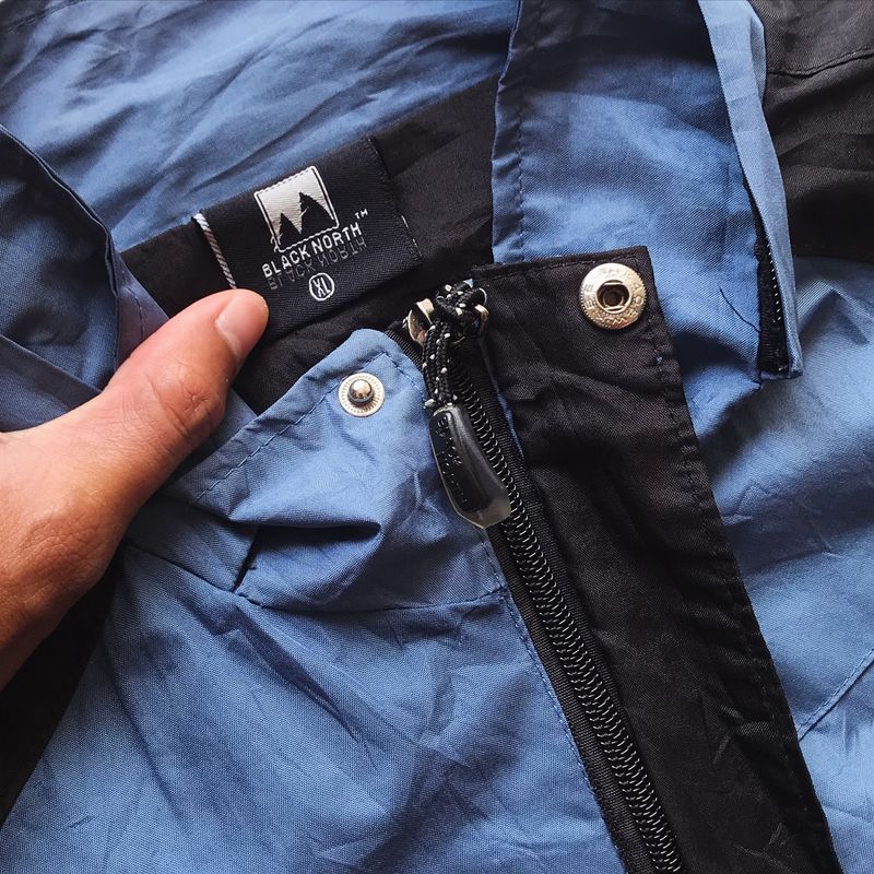 Gorpcore Windbreaker Pria black blue, foto 5