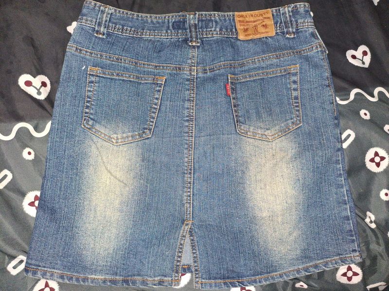 Rok denim navy L, foto 2