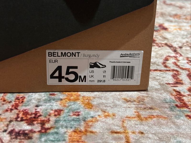Andre Anthony belmont burgundy, foto 5