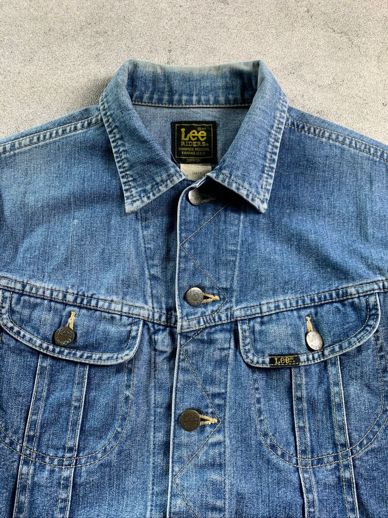 Vintage Lee Riders x Edwin Trucker Denim Jacket, foto 4
