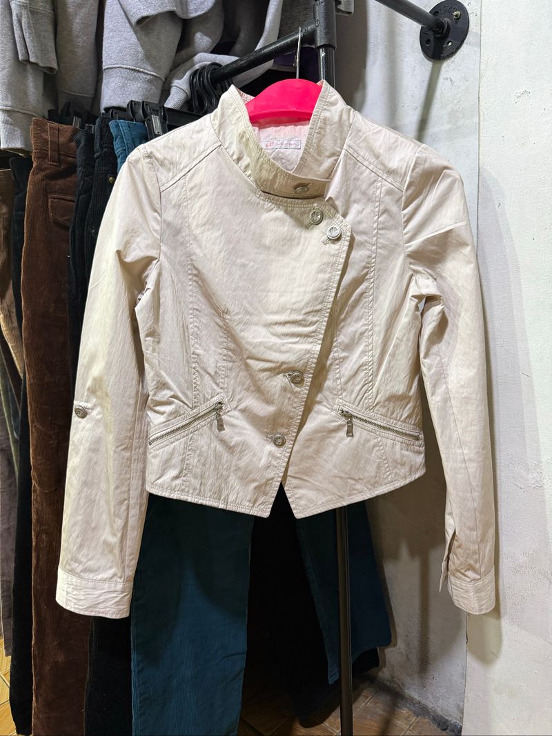 Vintage Y2K Napoleon Biker Cotton Jacket, foto 2