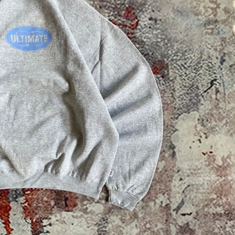 00s Anvil Sweatshirt Boxy Gray, foto 5