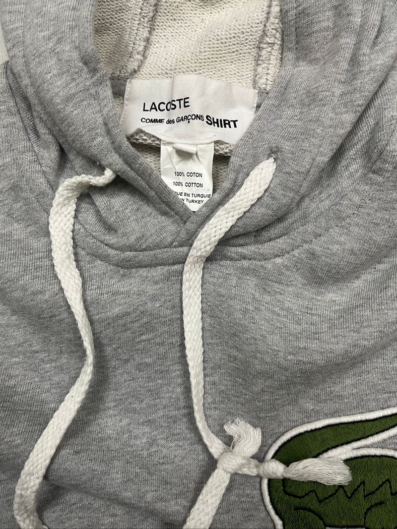 hoodie come des garcons x lacoste, foto 2