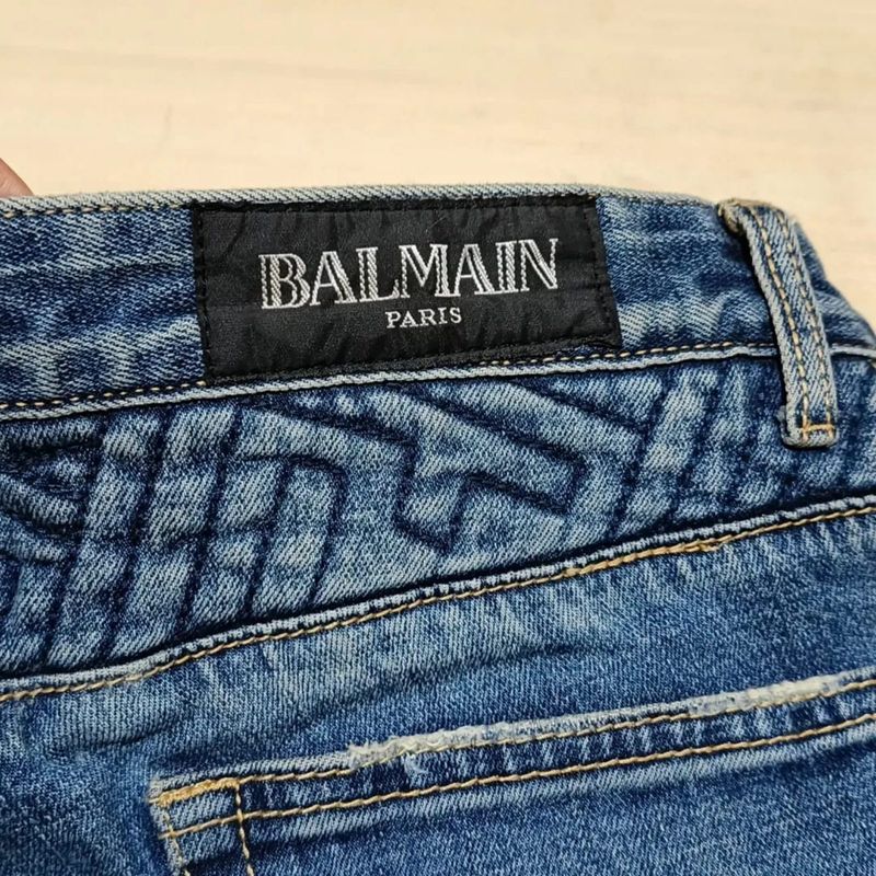 Balmain Y2K Biker Jeans Original, foto 7
